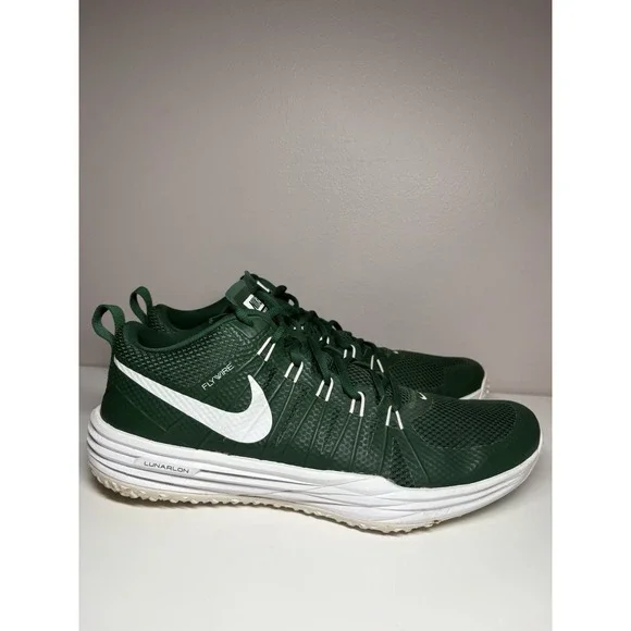 Nike Lunar TR1 LE Green White MSU Colors Men's Training Shoes Sneakers Size 12.5 - Picture 2 of 13